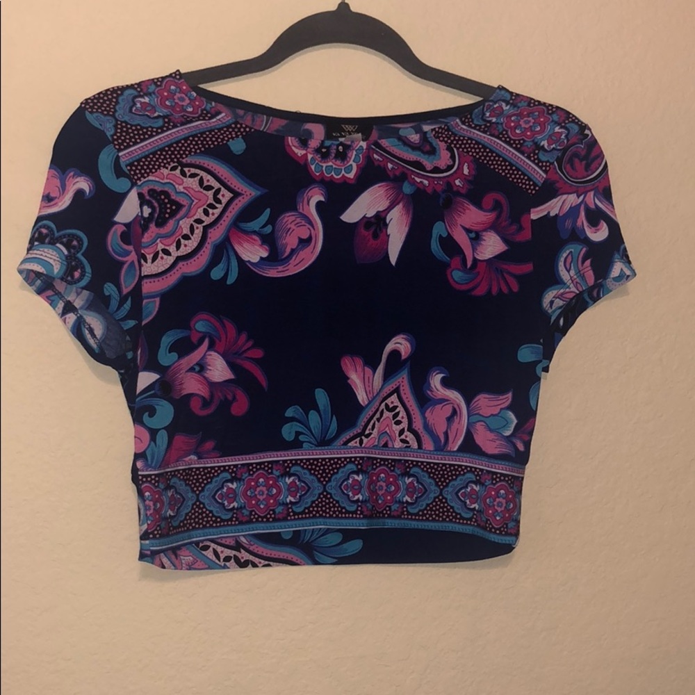 Floral Crop Top